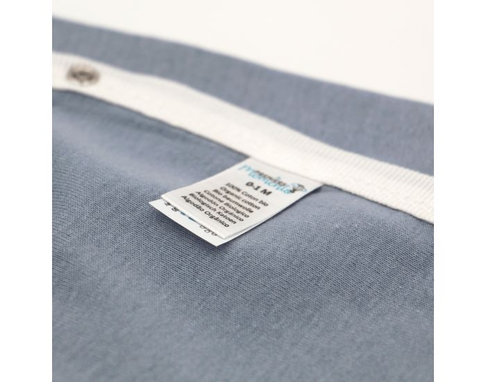  Body crois� Manches Courtes - 100% Coton Bio Oc�an (12)