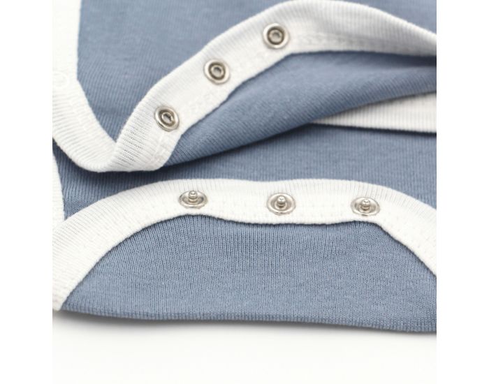  Body crois� Manches Courtes - 100% Coton Bio Oc�an (13)