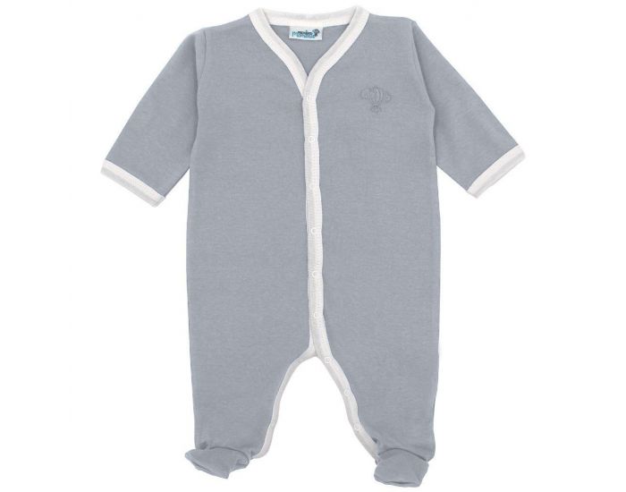  Pyjama L�ger �t� - 100% Coton Bio - Oc�an (1)