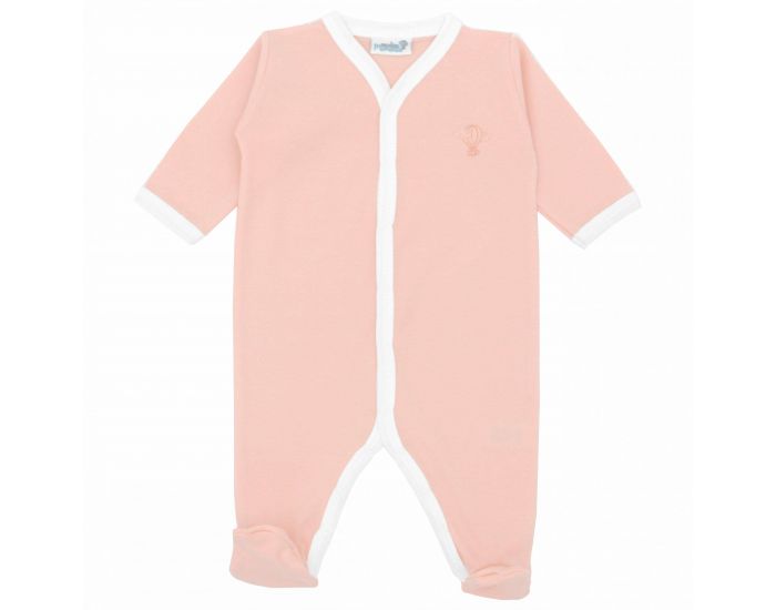  Pyjama Lger t - 100% Coton Bio - Pche (3)