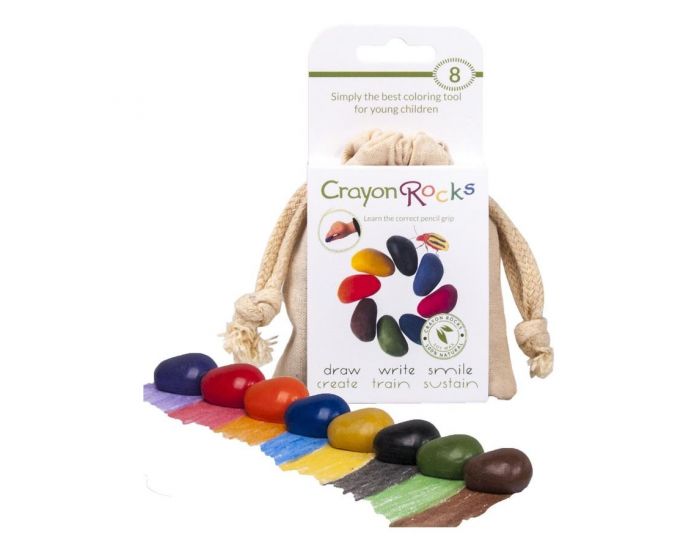 CRAYON ROCKS Sac de 8 Cailloux Crayons - CRAYON ROCKS (6)
