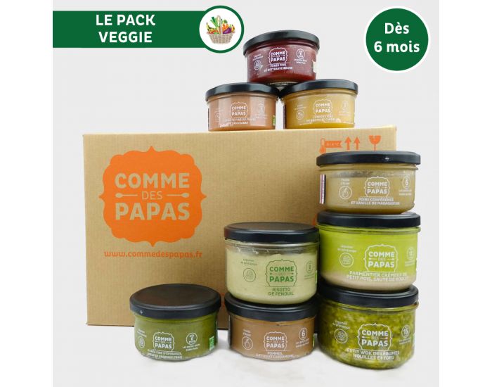 COMME DES PAPAS - Pack Veggie d't - Ds 6 mois (1)