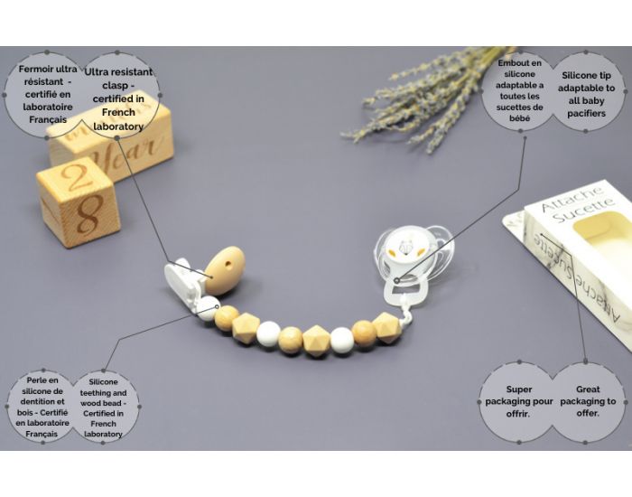 IRREVERSIBLE Attache T�tine - Sans BPA - 100% Silicone (3)