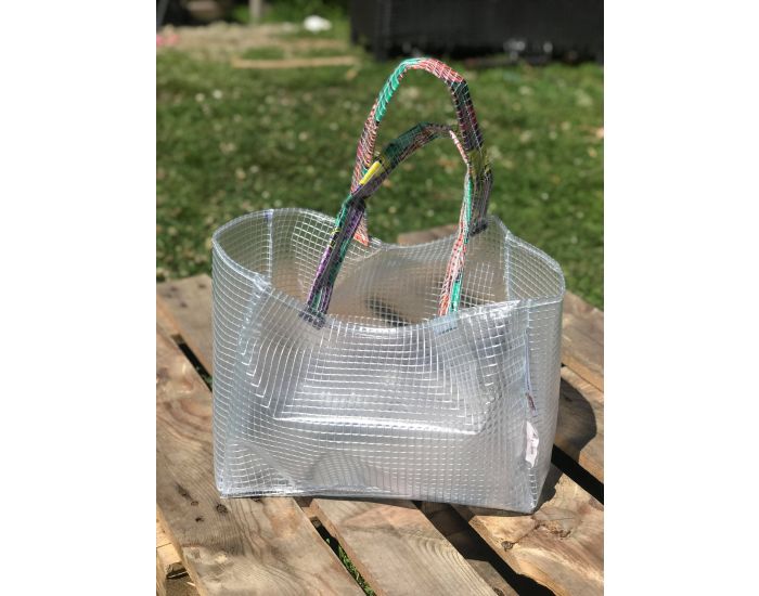 MA TERRE ET MOI Sac De Plage Fait Main - Transparent  (2)