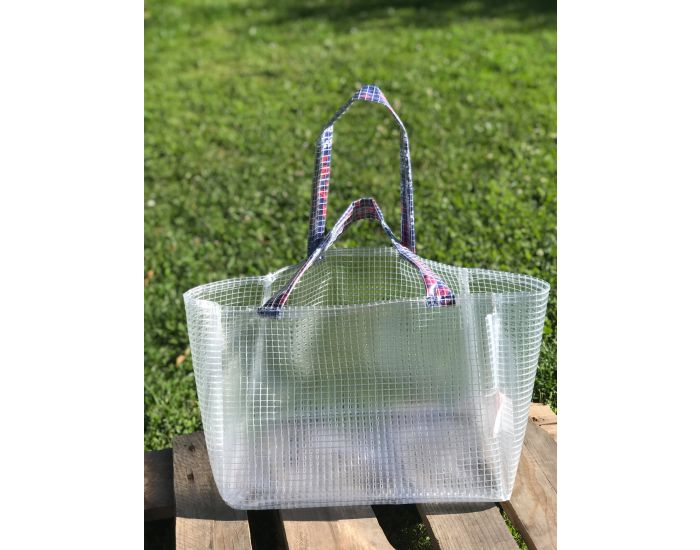 MA TERRE ET MOI Sac De Plage Fait Main - Transparent  (3)