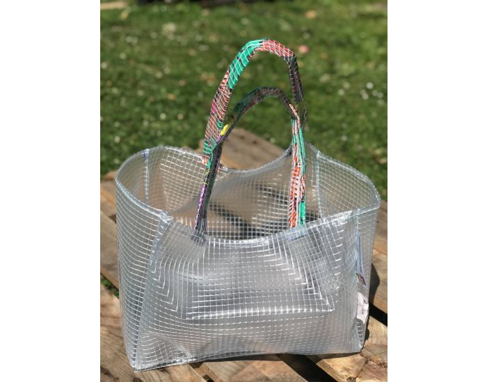 MA TERRE ET MOI Sac De Plage Fait Main - Transparent  (5)