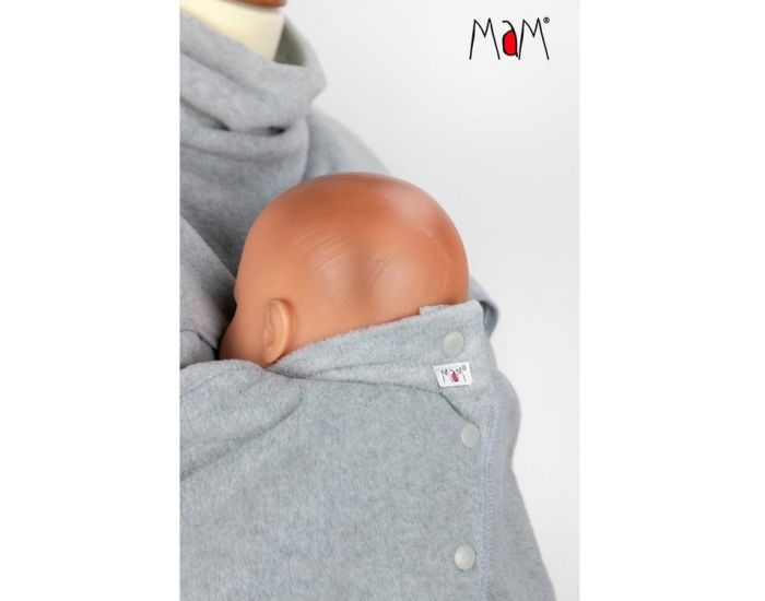 MAM DESIGN Insert chaud avec double col - Silver Cloud  (3)