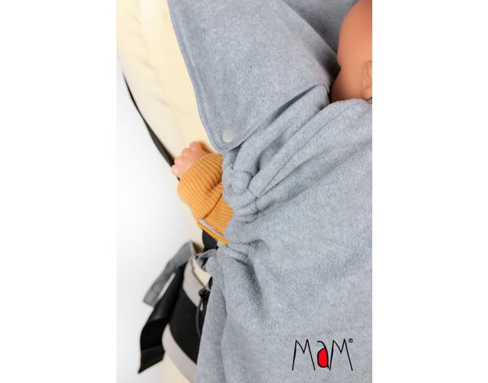 MAM DESIGN Insert chaud avec double col - Silver Cloud  (4)