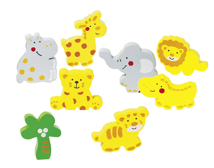 GOKI Puzzle Animaux Sauvages - Ds 2 ans (1)