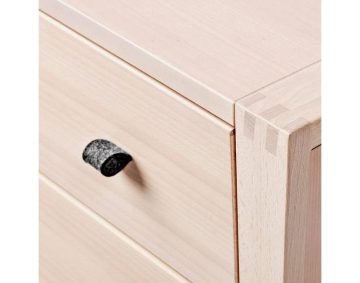 LEANDER Commode 3 Tiroirs Linea en H�tre (7)