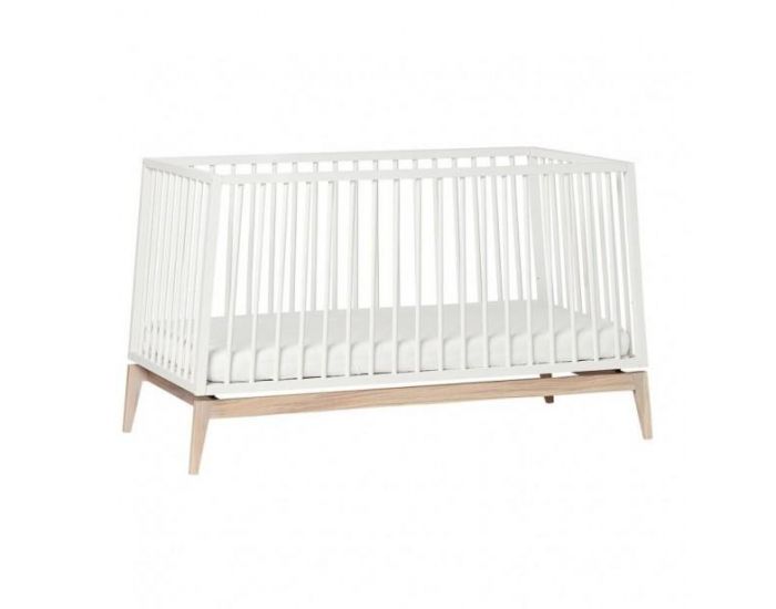 LEANDER Lit B�b� Luna Blanc/Ch�ne  60 x 120 cm (12)