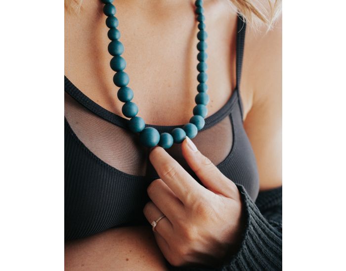 MINTYWENDY Collier d'Allaitement, de Dentition et Portage - Peacock (7)