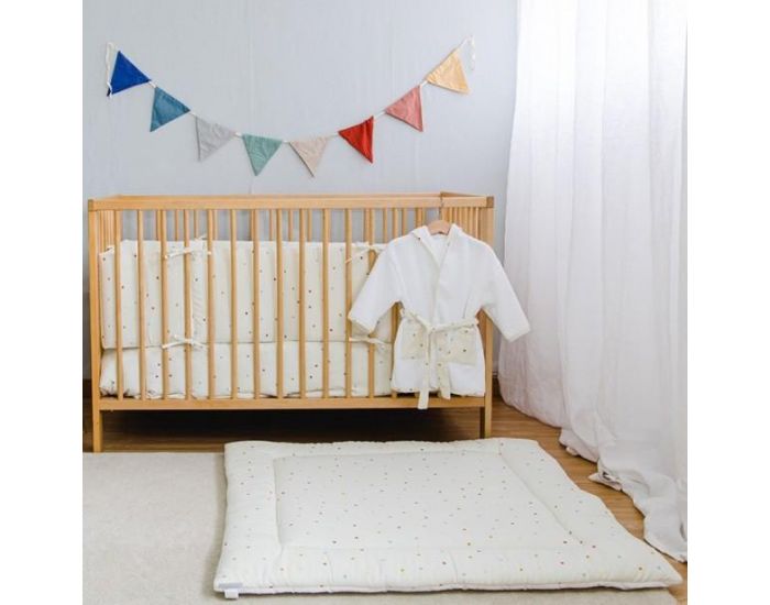 GLOOP! Tapis de Jeu pour B�b� en Coton Bio - �toiles - D�s la Naissance (1)