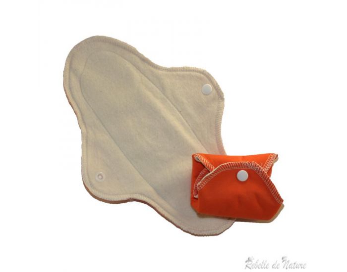 BEBES LUTINS Serviettes Hygi�niques Lavables Jour Flux Abondant - Lot de 2 (1)