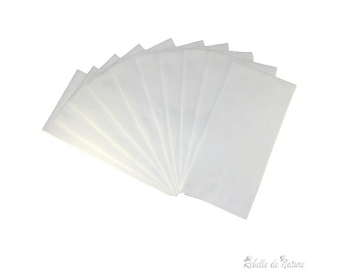 REBELLE DE NATURE Voiles Polaires pour Couches Lavables - Lot de 10 (1)