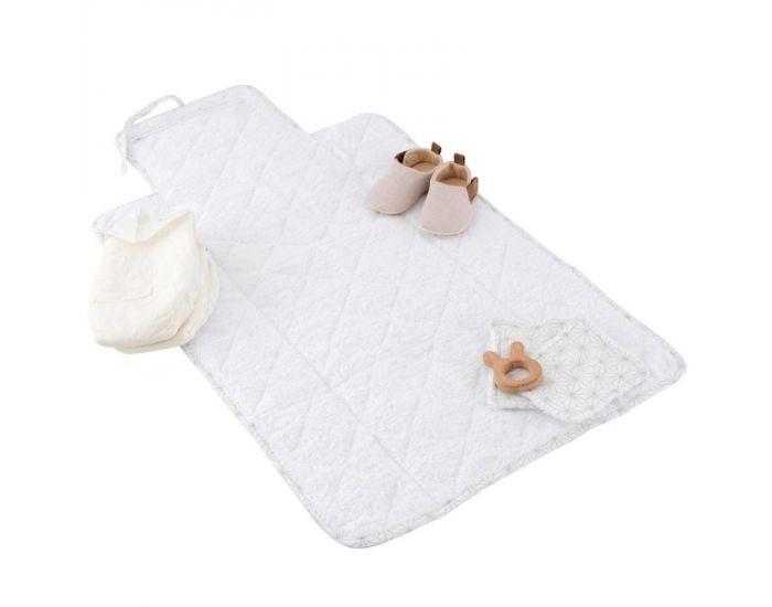 LITTLE CREVETTE Tapis � Langer de Voyage Pompom (1)