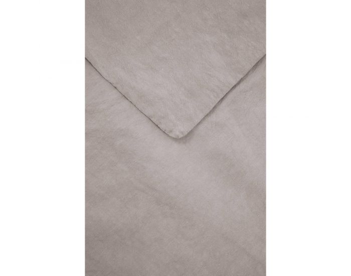 KADOLIS Taie D'Oreiller Lin Et Coton Bio - Caf� (11)