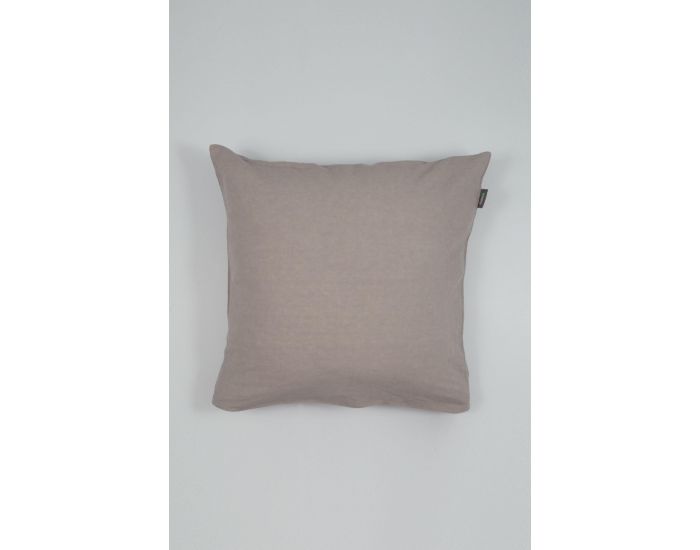 KADOLIS Taie D'Oreiller Lin Et Coton Bio - Caf� (6)