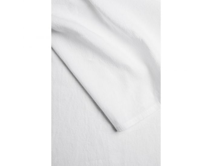 KADOLIS Drap Plat B�b� En Lin Et Coton Bio - 120x180 cm (1)