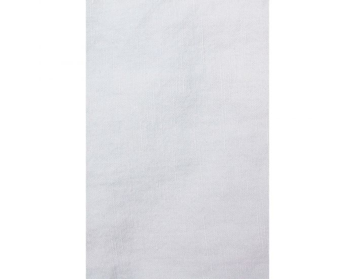 KADOLIS Drap Plat B�b� En Lin Et Coton Bio - 120x180 cm (2)