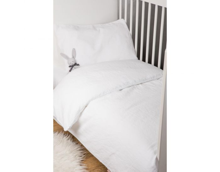 KADOLIS Drap Plat B�b� En Lin Et Coton Bio - 120x180 cm (4)