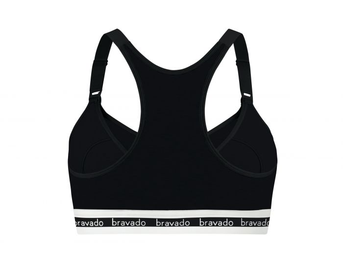 BRAVADO DESIGNS Soutien Gorge 2 en 1 Tire lait et Allaitement Original - Noir (1)