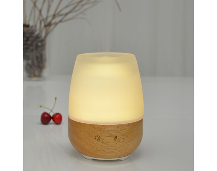 ZEN'AR�ME Diffuseur d'Huiles Essentielles Ultrasonique en Verre et Bois Jolisia (5)