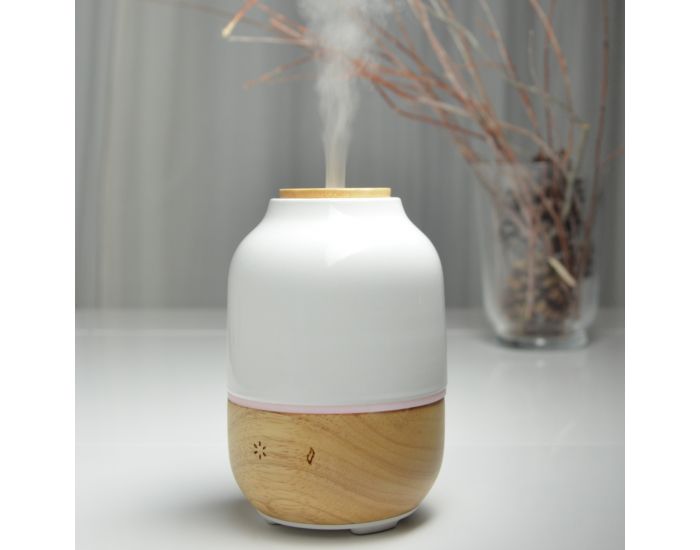 ZEN'AR�ME Diffuseur d'Huiles Essentielles Ultrasonique en C�ramique et Bambou Purisia (5)
