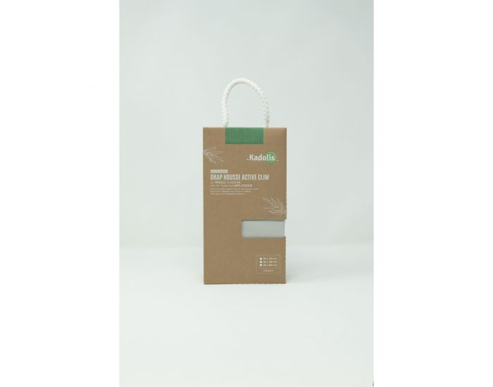 KADOLIS Drap Housse Tencel� Active Clim Adulte Gris Perle (11)