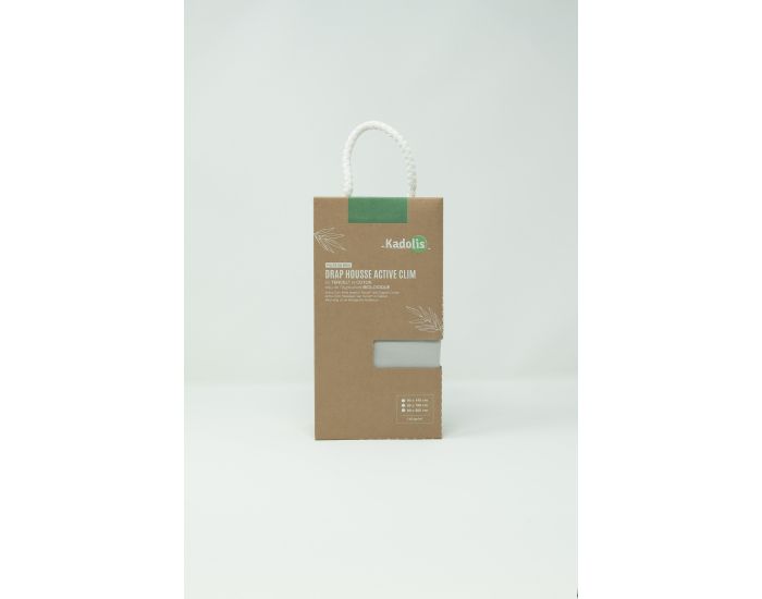 KADOLIS Drap Housse Tencel� Active Clim Adulte Gris Perle (4)