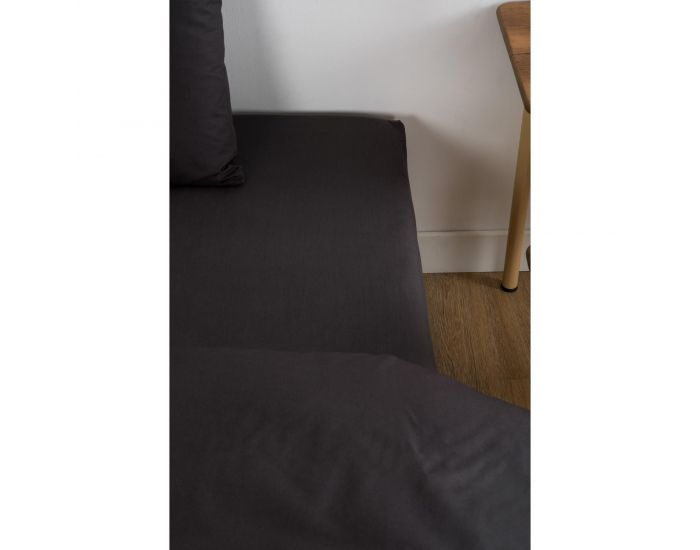 KADOLIS Drap Housse Tencel� Active Clim Adulte Gris Carbone (15)