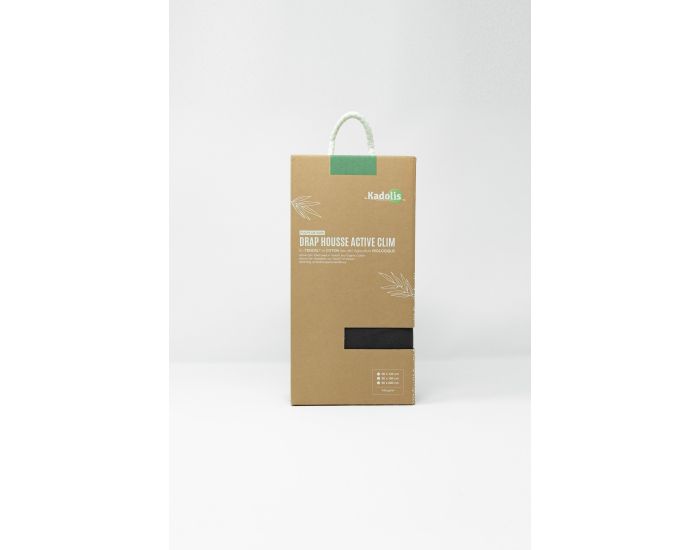 KADOLIS Drap Housse Tencel� Active Clim Adulte Gris Carbone (4)