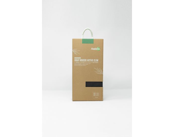 KADOLIS Drap Housse Tencel� Active Clim Adulte Gris Carbone (5)