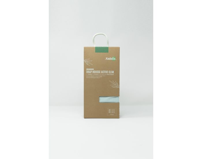 KADOLIS Drap Housse Tencel� Active Clim Adulte Bleu c�ladon (4)