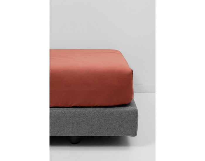 KADOLIS Drap Housse Tencel� Active Clim Adulte Terracotta (1)