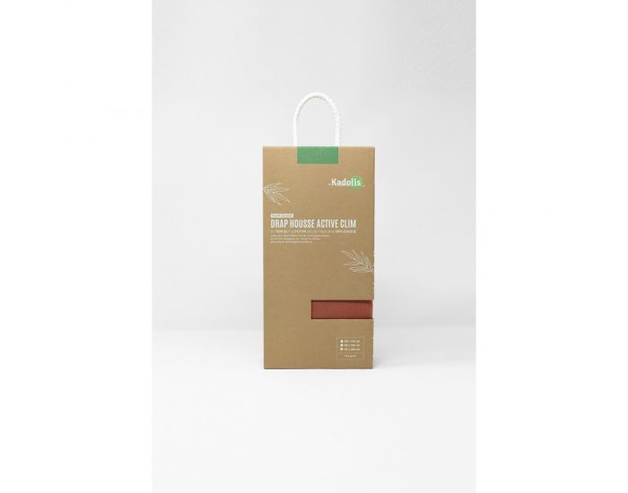 KADOLIS Drap Housse Tencel� Active Clim Adulte Terracotta (11)