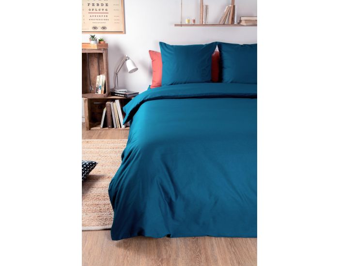 KADOLIS Drap Housse Tencel� Active Clim Adulte Bleu Nuit (3)