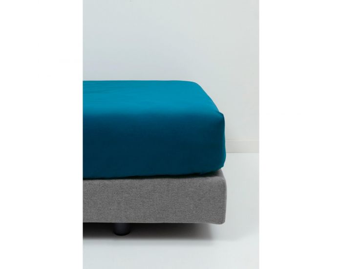 KADOLIS Drap Housse Tencel� Active Clim Adulte Bleu Nuit (6)