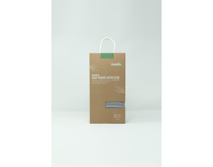 KADOLIS Drap Housse Tencel� Active Clim - Adulte Gris (4)