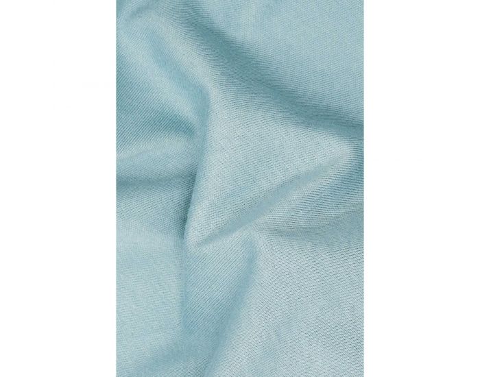 JUSTINBED Drap Housse Coton Bio - Adulte - Bleu (11)