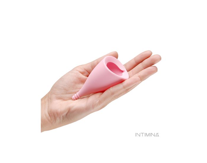  INTIMINA Coupe Menstruelle Lily Cup Silicone Rose (1)