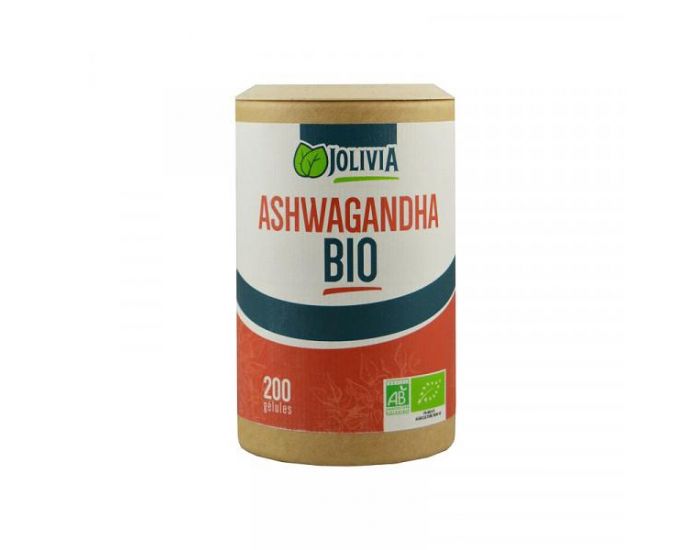 JOLIVIA Ashwagandha Bio - 200 Glules Vgtales - 300 mg (1)