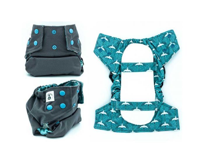 MON PETIT PAQUET Couche Lavable TE2 (Tout en 2) - Taille 2 (7-16kg)  (3)