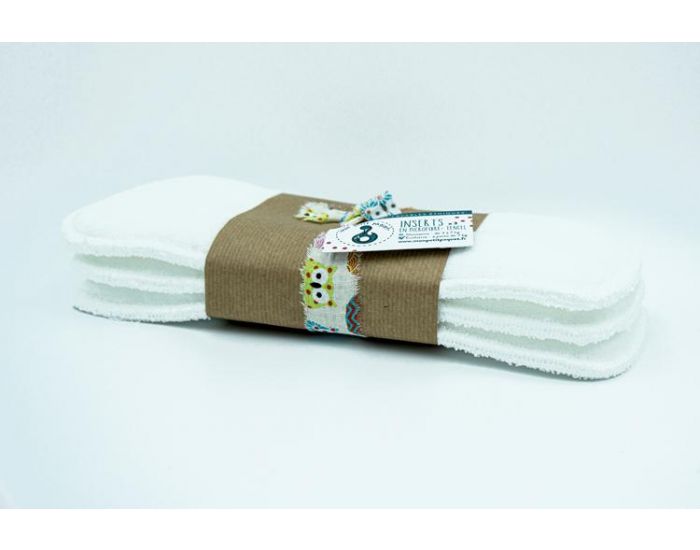 MON PETIT PAQUET Lot de 3 Inserts Microfibre et Tencel  (2)