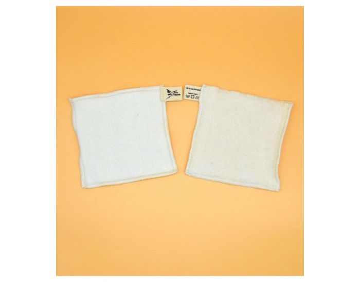 JOLIE PLANETE Coton D�maquillant Lavable - Coton Biologique - 10x10cm (1)