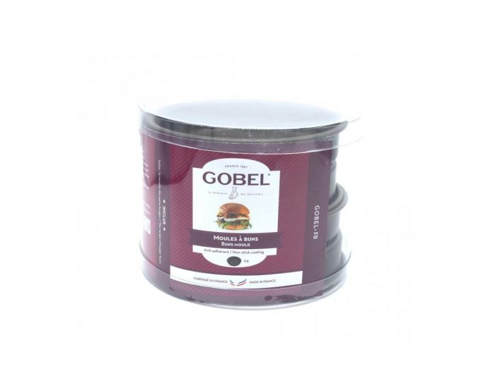GOBEL Bo�te de 4 Moules � Pains Burger ou Buns (1)
