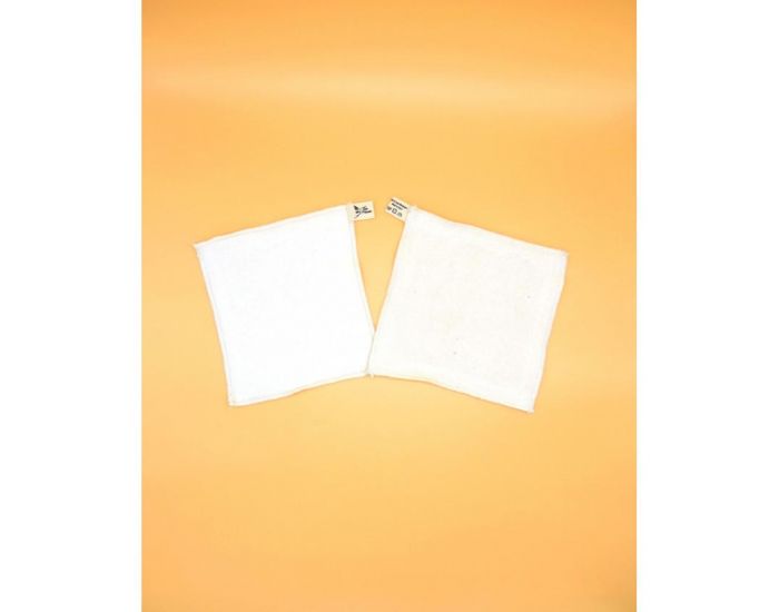 JOLIE PLANETE Lingettes Lavables B�b� Coton Biologique - Lot De 10 - 15 x 15 cm (9)