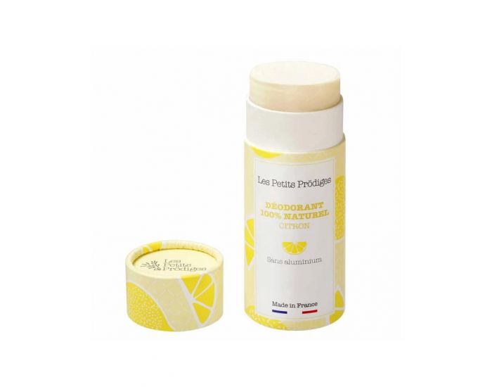 LES PETITS PRODIGES Dodorant 100% Naturel - Citron et Bergamote - 65g (1)