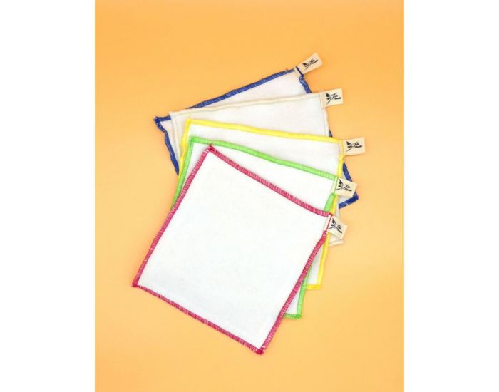 JOLIE PLANETE Lingette Lavable B�b� Coton Biologique - 15 x 15cm (2)