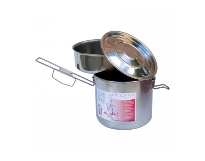 AH TABLE Lunch box en inox ronde (2)